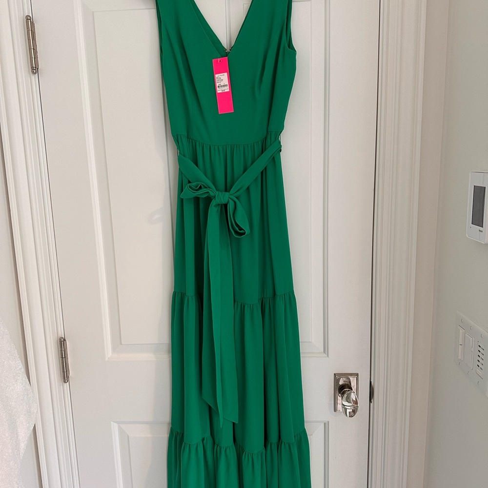 Lilly Pulitzer Maurice Emerald Green Maxi Dress - Picture 15 of 15
